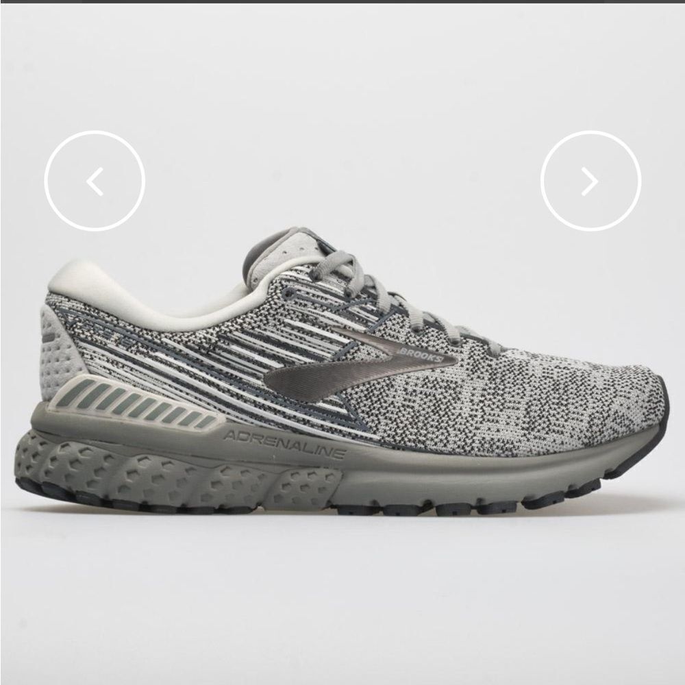 Brooks Adrenaline GTS 19 Men’s Running Shoes Grey/White/Ebony 12